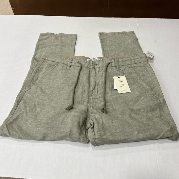 Private Member | Linen Blend Drawstring Pants - Picture 2 of 7